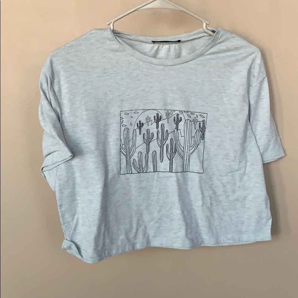 Shein Cactus Crop Top